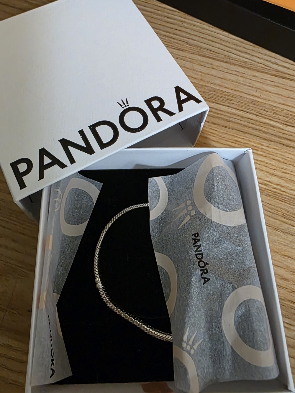 Pandora Sterling Silver Snake Chain Bracelet - Silver